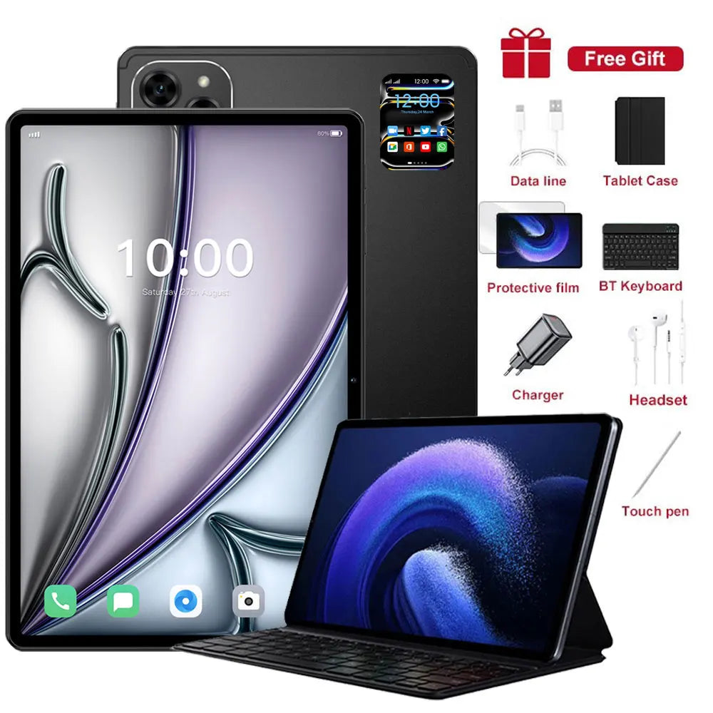 2026 New Pad 7s Pro Original Android 22GB+2TB 10.1inch Tablet Global Version 5G Dual SIM Card Tablets PC WIFI Tab For kids Gifts