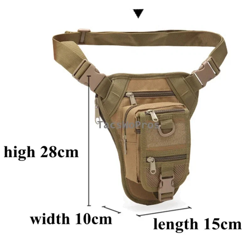 Tactical Drop Leg Bags Men Women, Waist Pack, Adjustable Strap