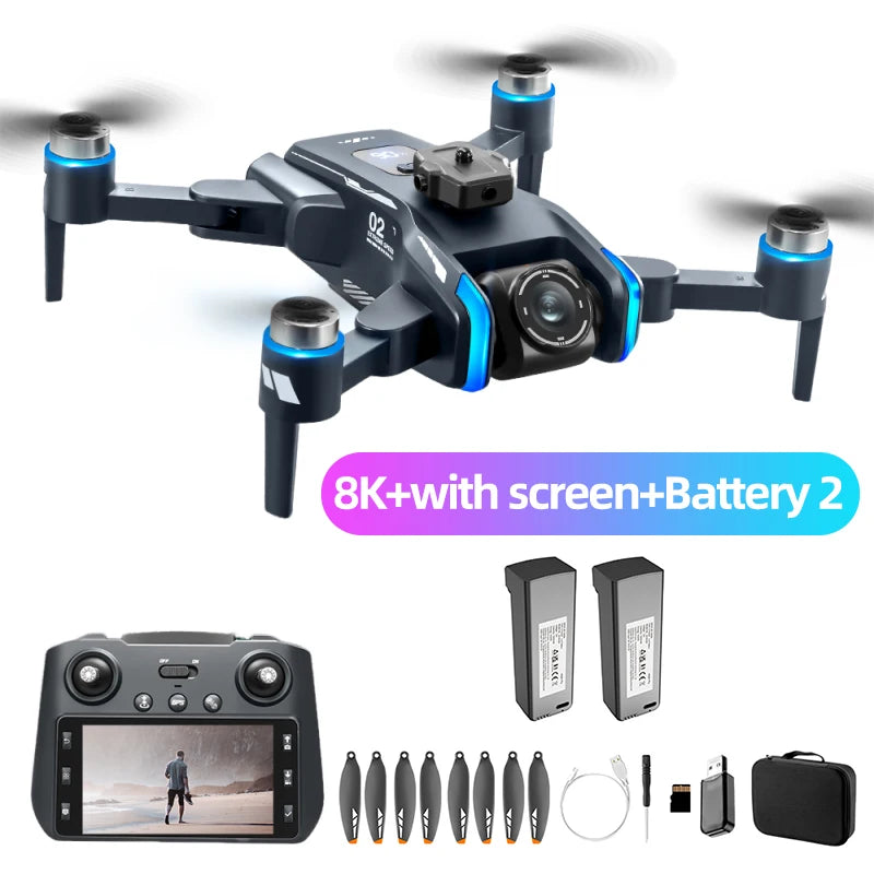 Original XT808 Pro MAX Drone 4K Professional 8K HD Dual  Light Flow Camera Brushless Motor 5G WiFi Optical GPS RC Quadcopter