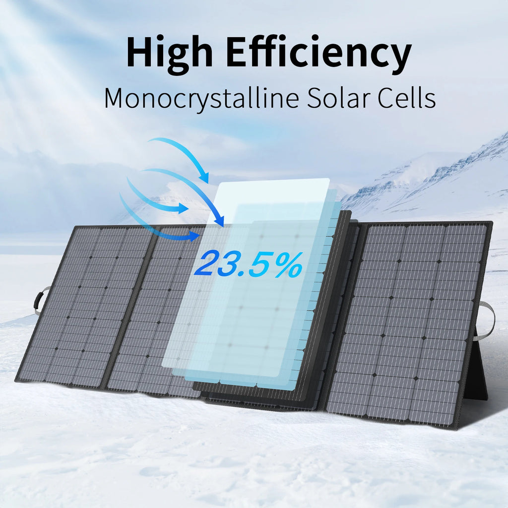 MHPOWOS 400W 220W 110W Solar Charger Portable Waterproof Foldable Solar Panel for Camping RV Garden Roof Off Grid System