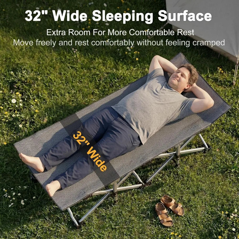 XXL Oversized Folding Camping Cot
