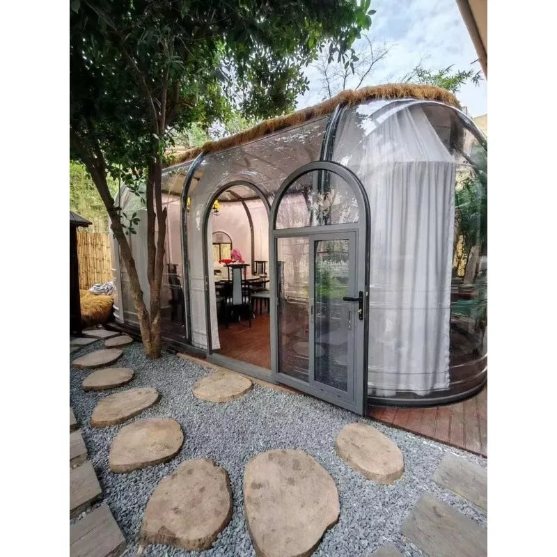Contemporary Outdoor Bubble Dome Room,