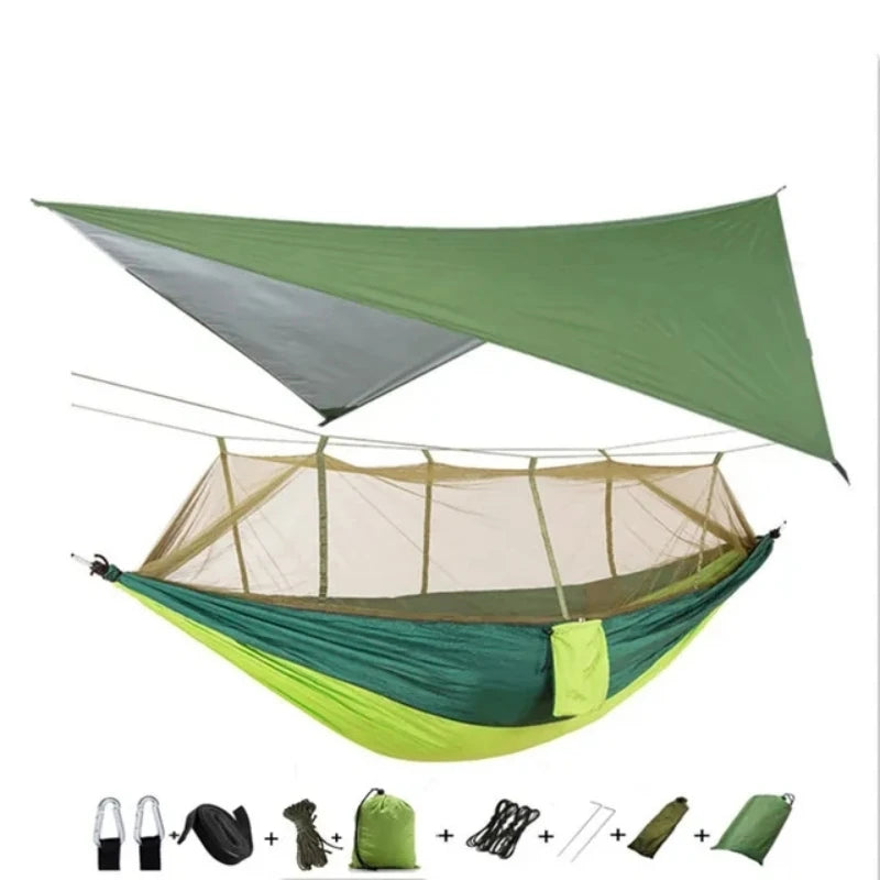Portable Outdoor Hammock with Mosquito Net