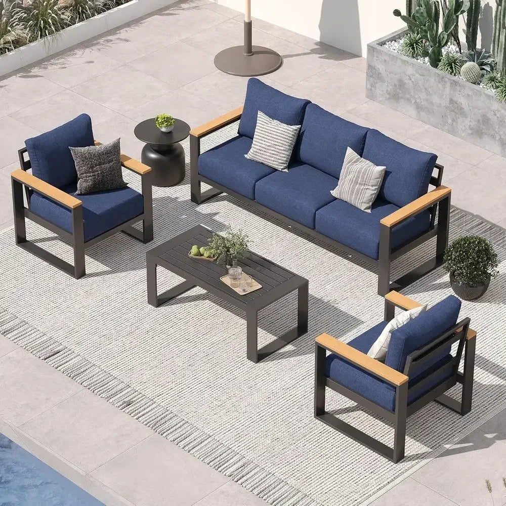 Patio Furniture Set, All Weather Outdoor Sectional Set
