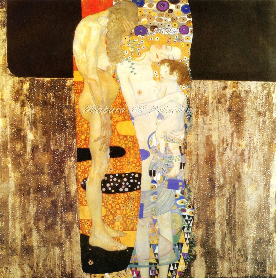 Mintura,100% Handpaintied Reproduction Gustav Klimt Oil Painting on Canvas