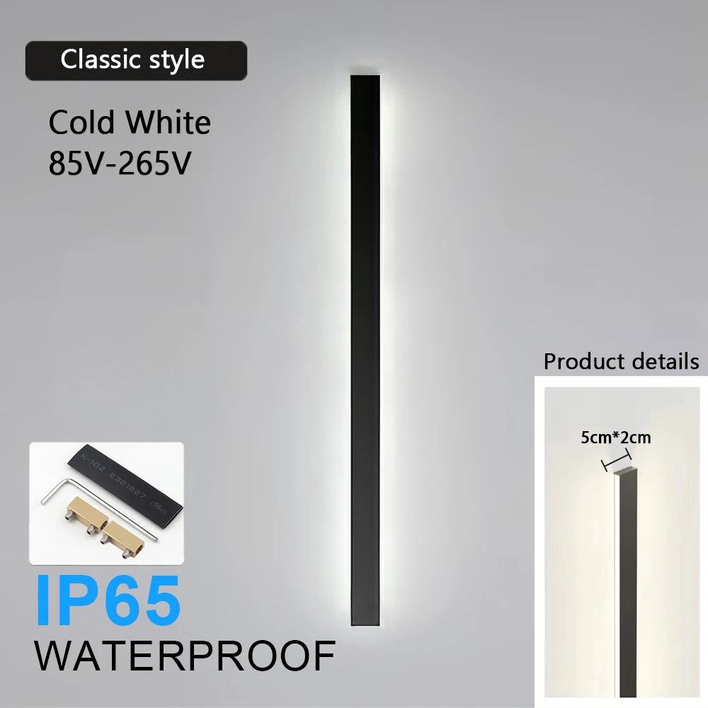 2/1 PCS Dimming Remote control LED Waterproof IP65 outdoor Long Wall Light