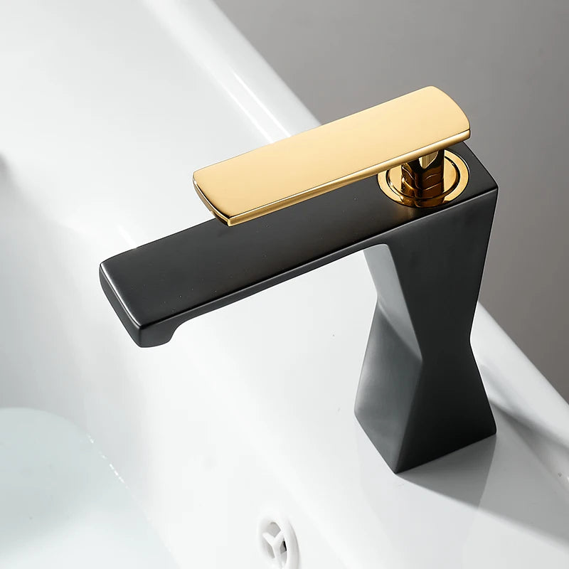 Modern Brass Bathroom Sink Faucet