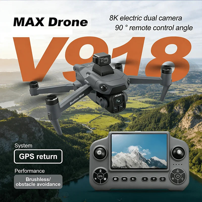 Original Drone, GPS RC 8K Professional HD Aerial Photography Laser obstacle avoidance Quadcopter Aircraft