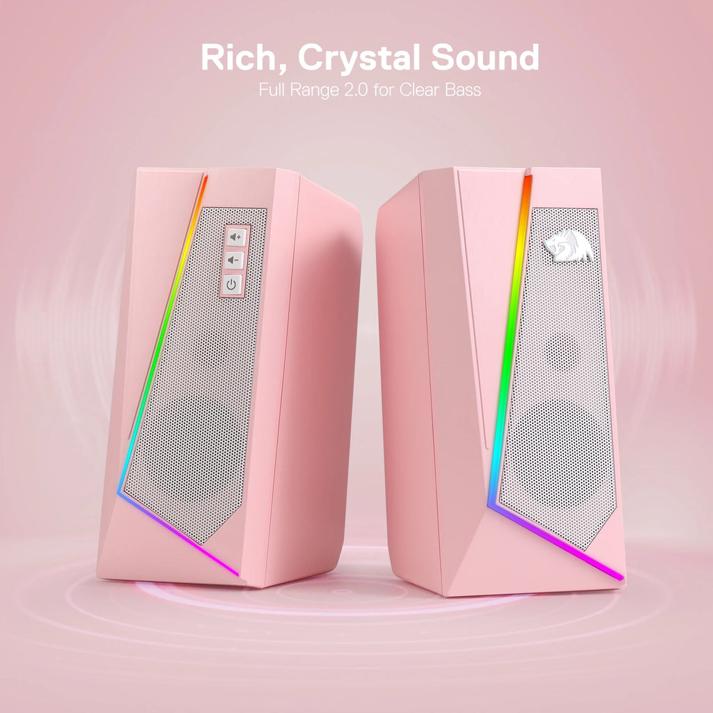 Redragon GS520 RGB Desktop Speakers,