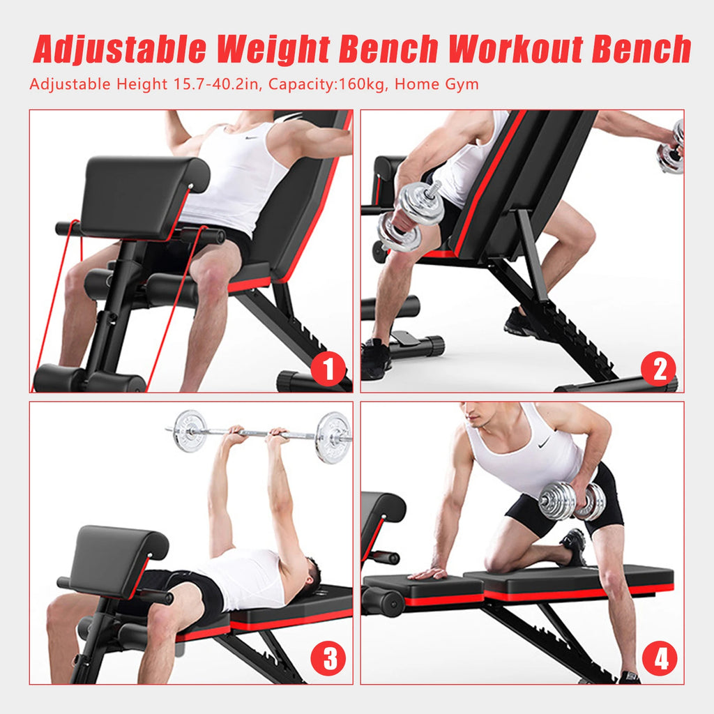 Multifunctional Foldable Weight Bench,