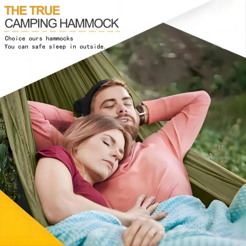 Portable Outdoor Hammock with Mosquito Net