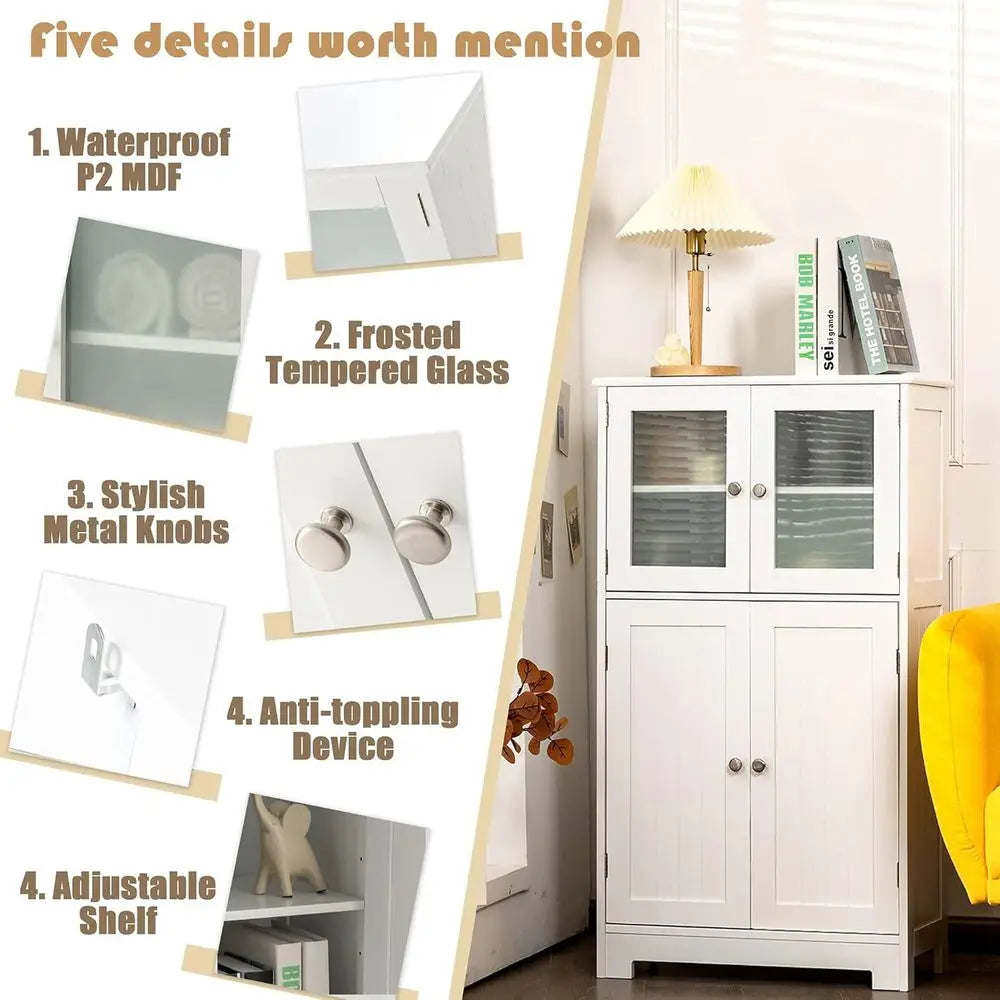White Storage Cabinet
