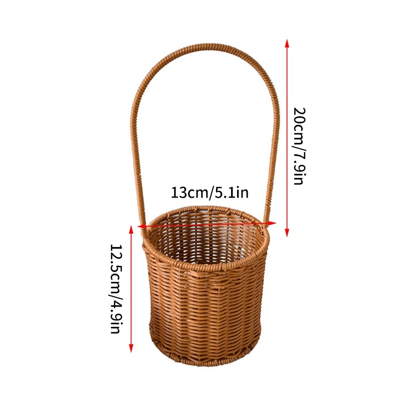 Hand Woven Creative Flower Baskets