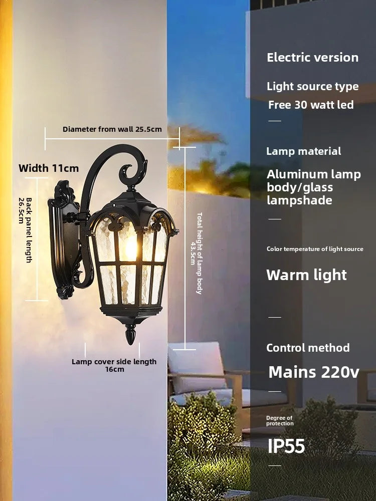 Outdoor Waterproof Solar Energy Exterior Wall Lamp