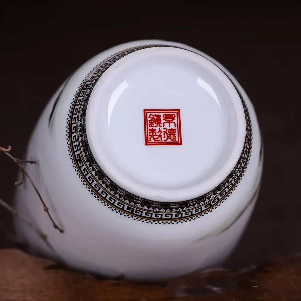 Ceramic Jingdezhen Vase, Chinese Traditional Flower Vases