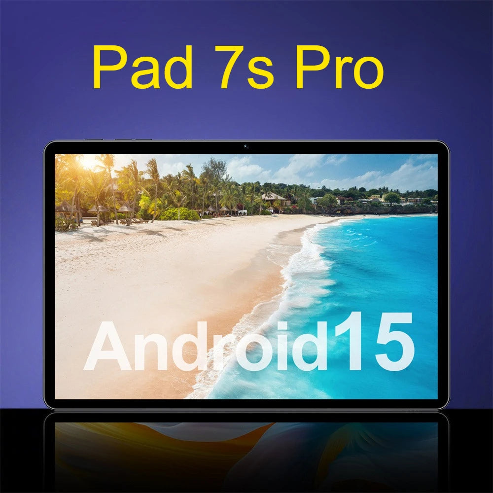 2026 New Pad 7s Pro Original Android 22GB+2TB 10.1inch Tablet Global Version 5G Dual SIM Card Tablets PC WIFI Tab For kids Gifts