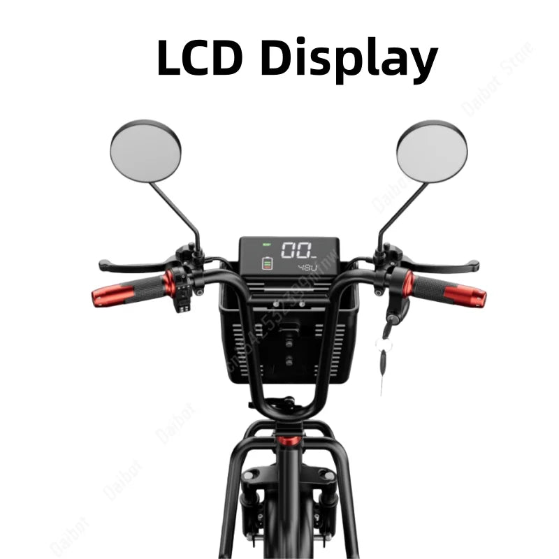 1000W Small Family Electric Tricycle Foldable, Mobility Scooters for Seniors Lightweight 3 Wheels