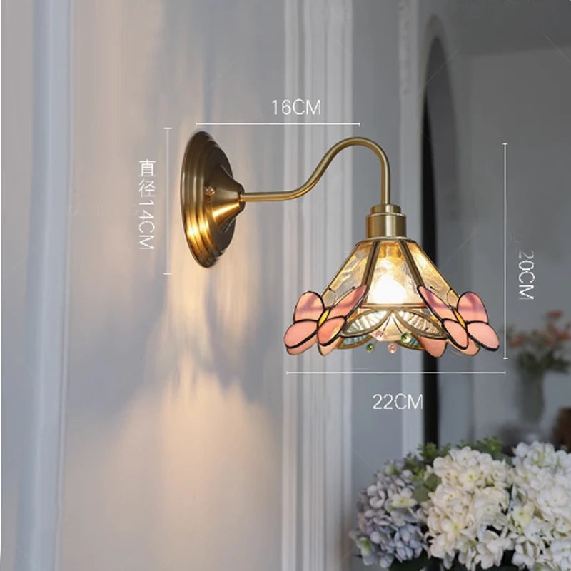 Vintage Copper Wall Light