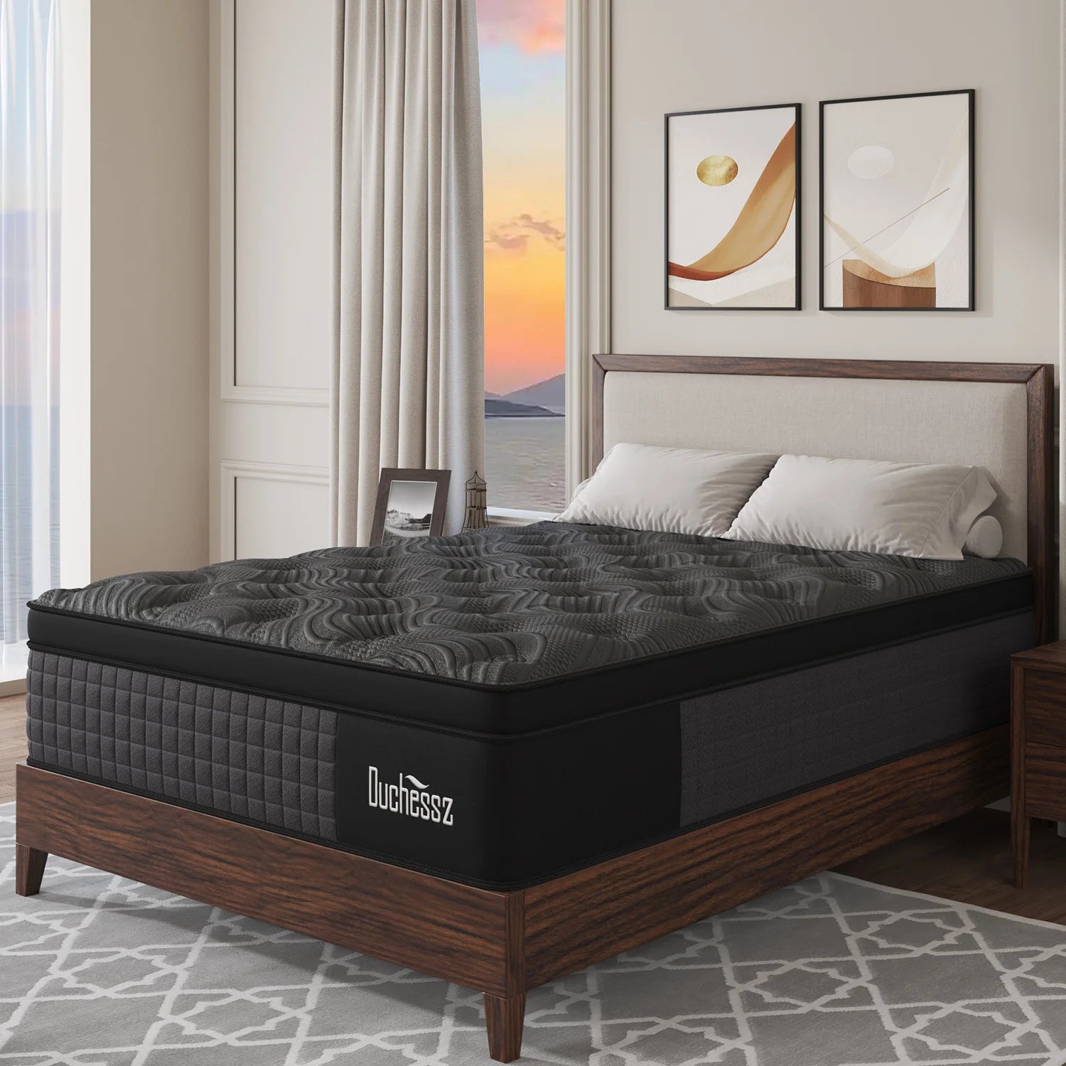 10"12"14"Twin, Full, Queen, King Size Gel Memory Foam Pocket Spring Hydird Mattress In A Box, Medium Firm