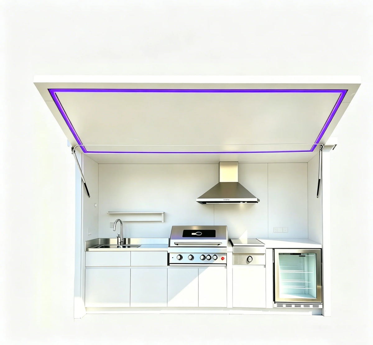 Full Equipped Modular Outdoor Cooking Cabinet