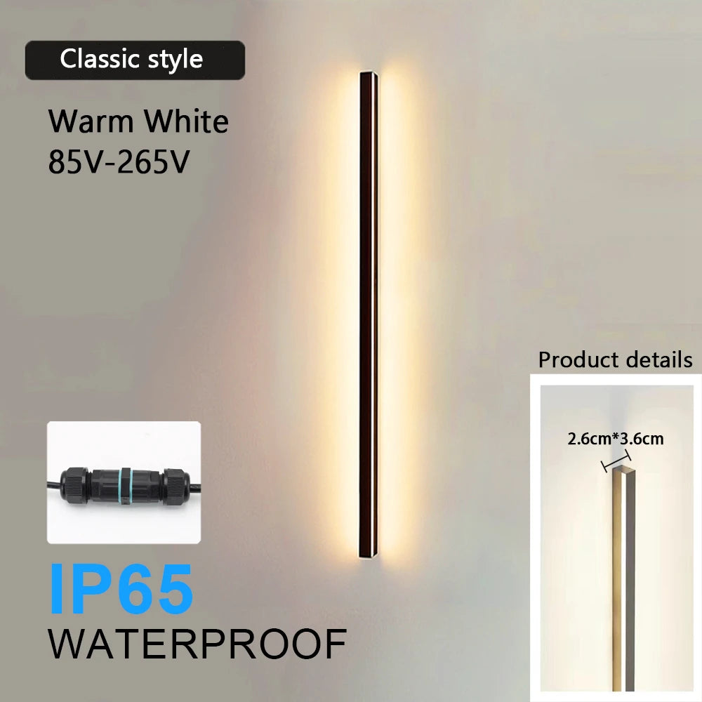 2/1 PCS Dimming Remote control LED Waterproof IP65 outdoor Long Wall Light