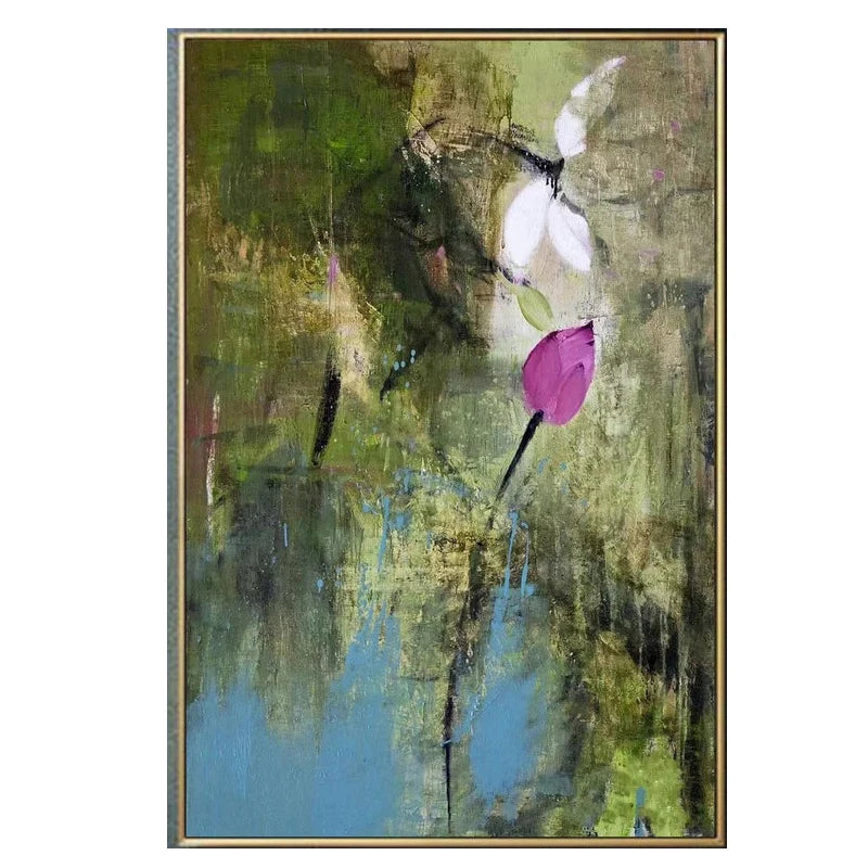 Abstract Waterfall Landscape Oil Painting Hand Painted Canvas Painting On canvas