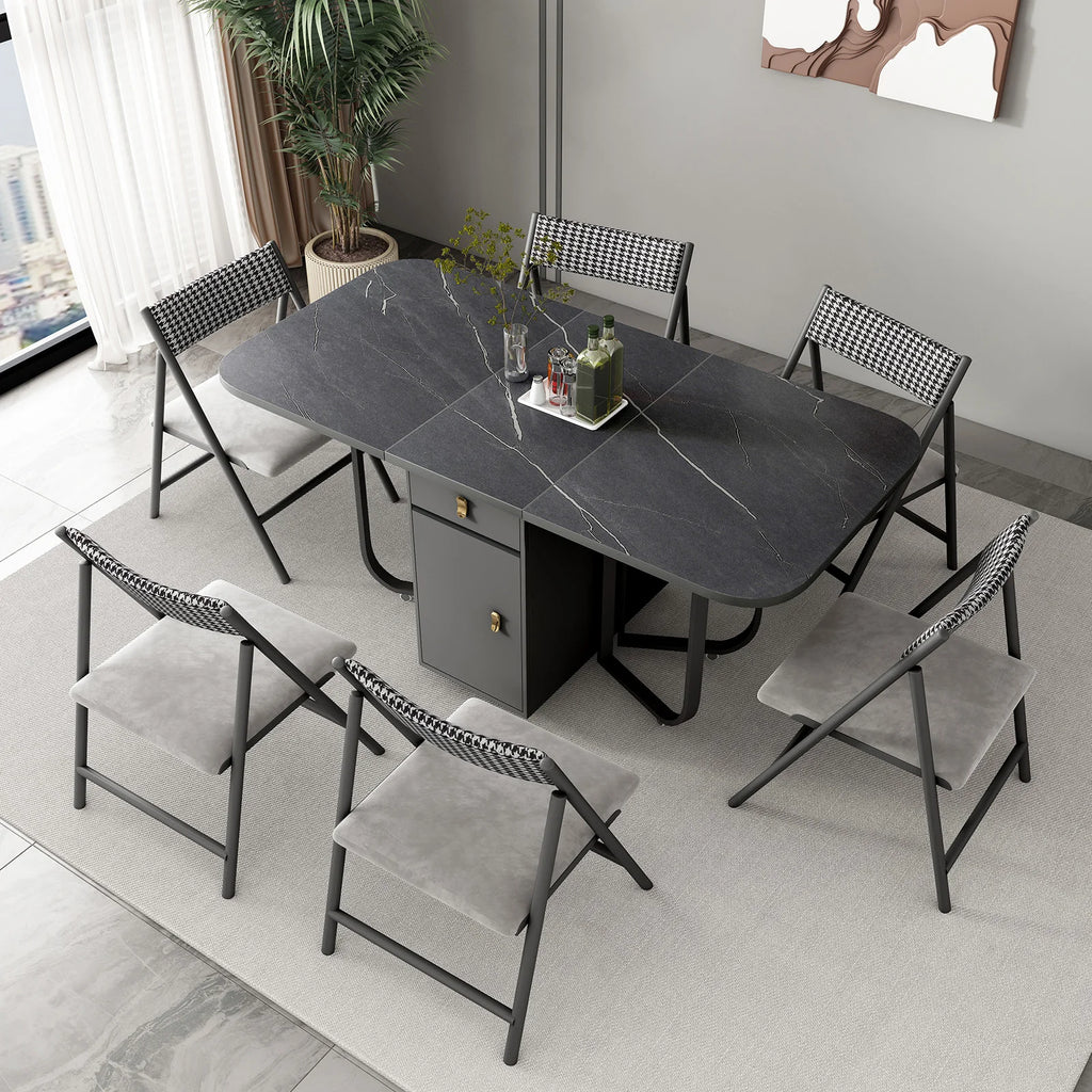 Fashion Folding Dining Table and Folding Chairs