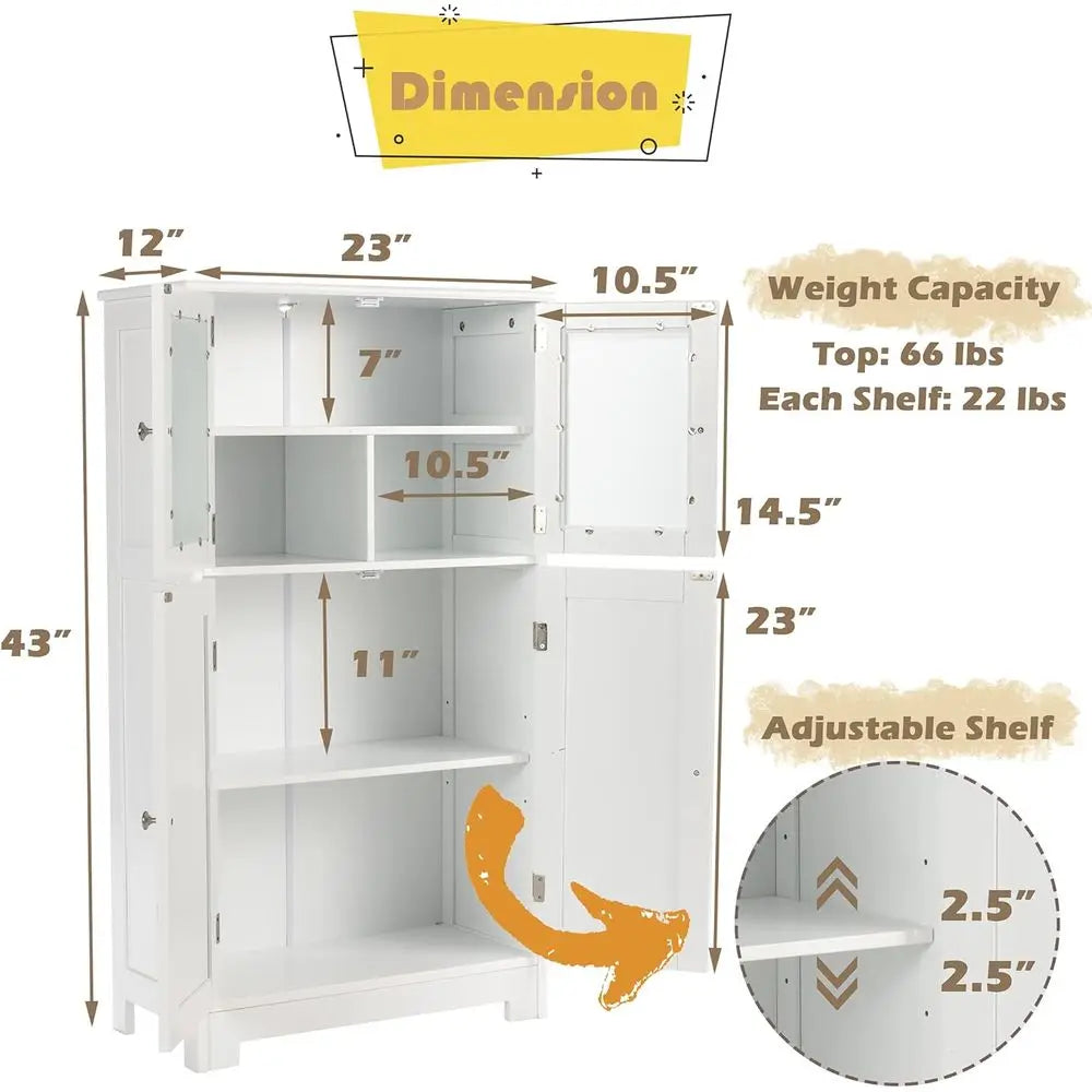White Storage Cabinet
