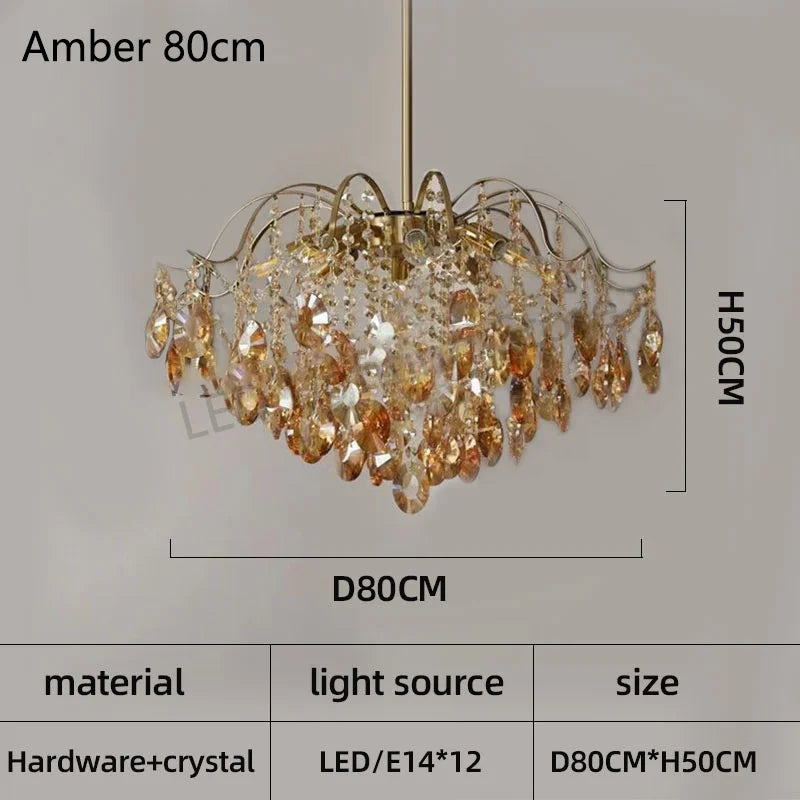 LED Crystal Pendant Chandelier