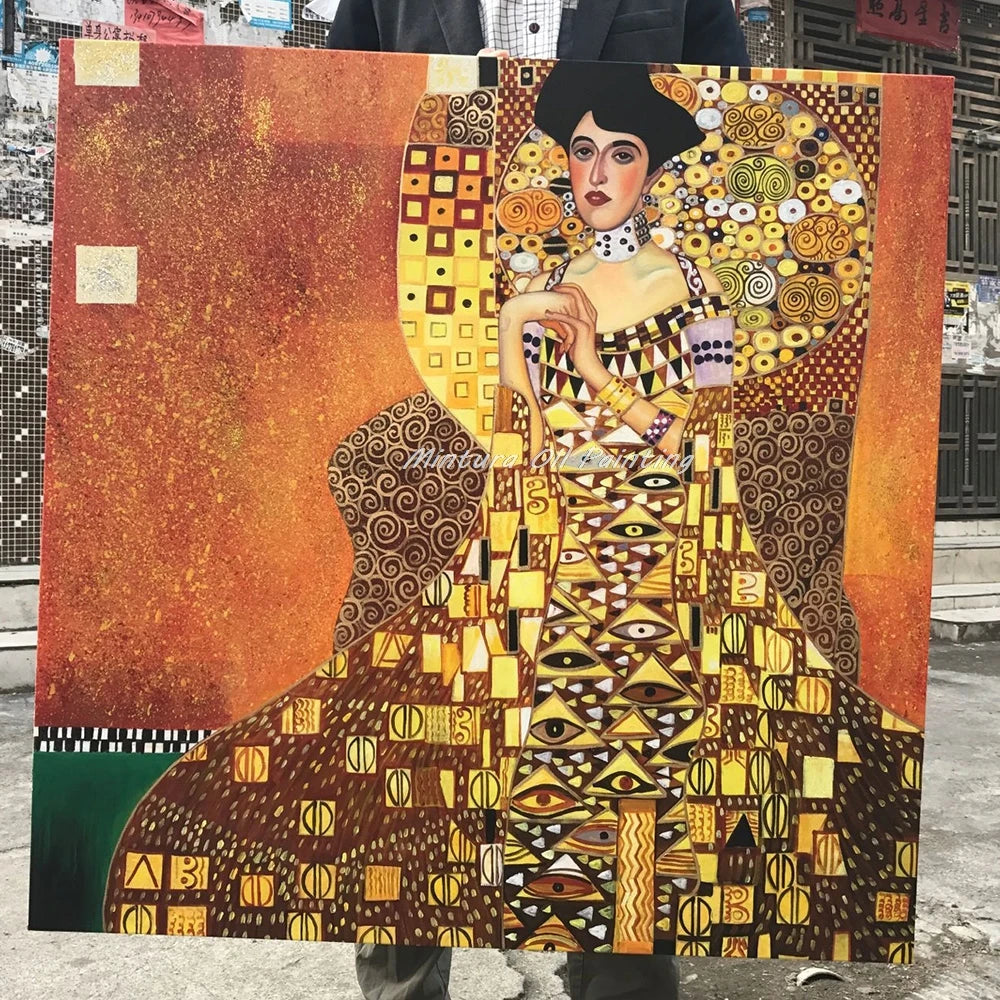 Mintura,100% Handpaintied Reproduction Gustav Klimt Oil Painting on Canvas