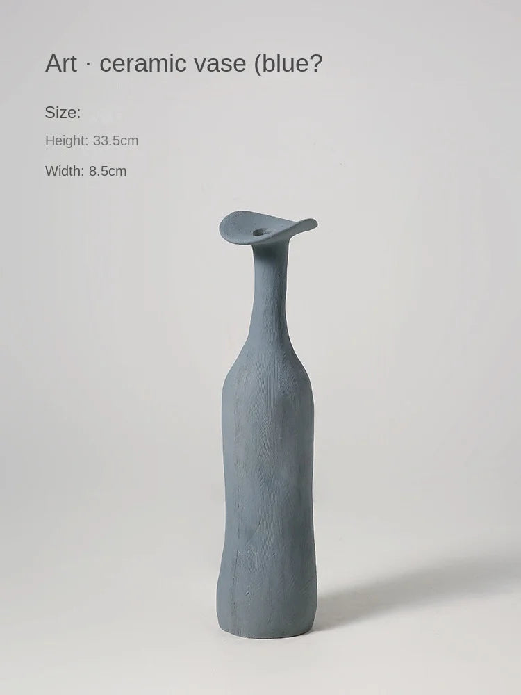 Nordic Style Small Vase, Ceramic High-End Ornament