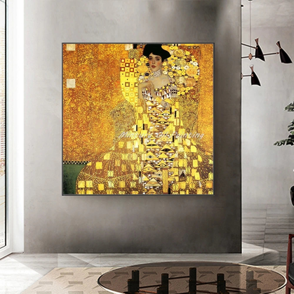 Mintura,100% Handpaintied Reproduction Gustav Klimt Oil Painting on Canvas