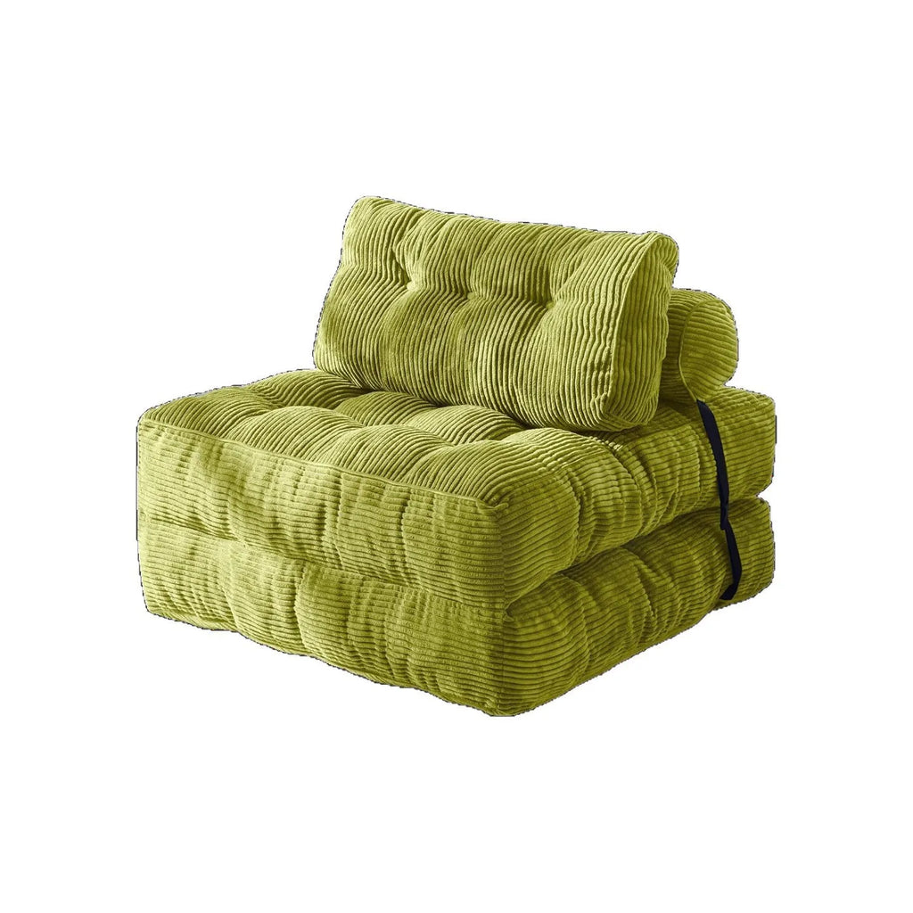 Folding Sofa Bed, Convertible Sleeper Chair with Pillow Foldable Mattress,