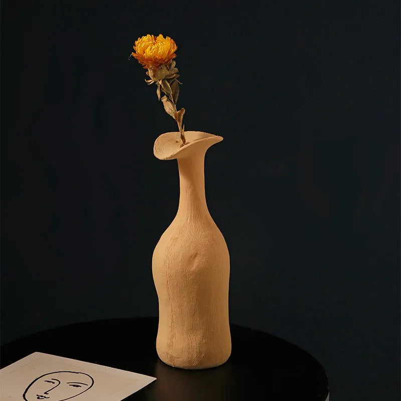 Nordic Style Small Vase, Ceramic High-End Ornament