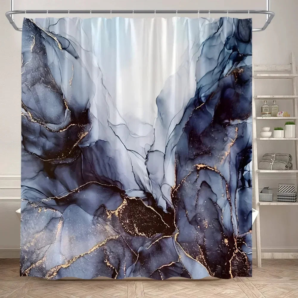 Abstract Art Bathroom Decor Door Rug Bath Mat Toilet Lid Cover