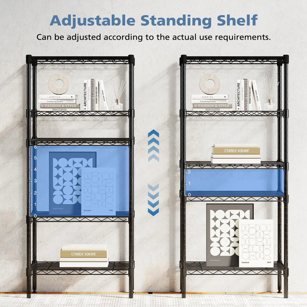 JHK 3-5 Tier Metal Wire Storage Shelves