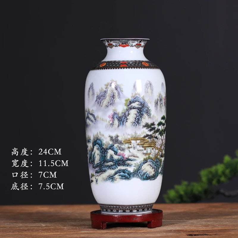 Jingdezhen Porcelain Flower Vase