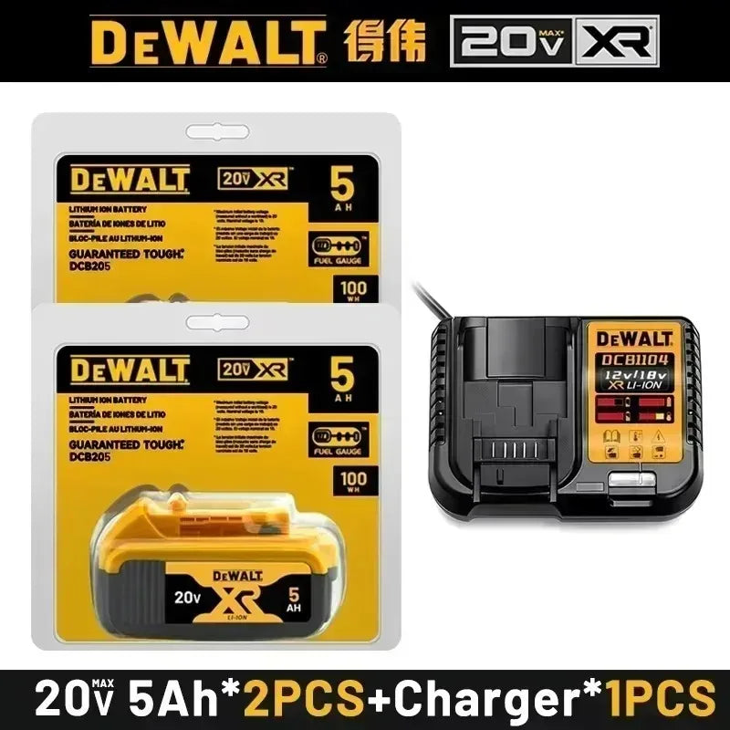 New 100% Original Dewalt 6Ah/5Ah 20V Power Tool Battery DCB206 20V Battery DCB205 DCB200 Air Transport