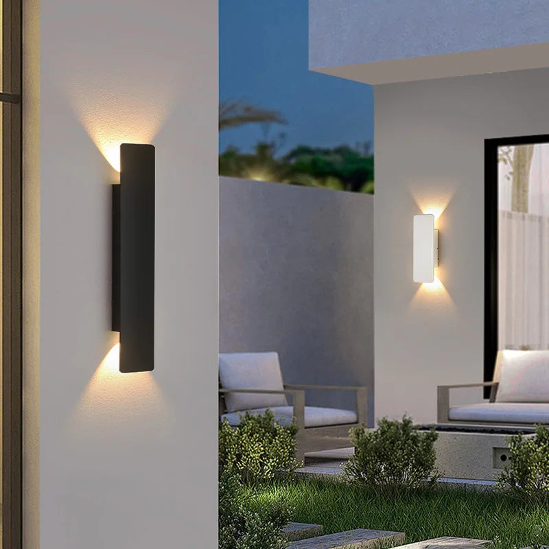 Outdoor Waterproof Strip Aluminum Wall Lights