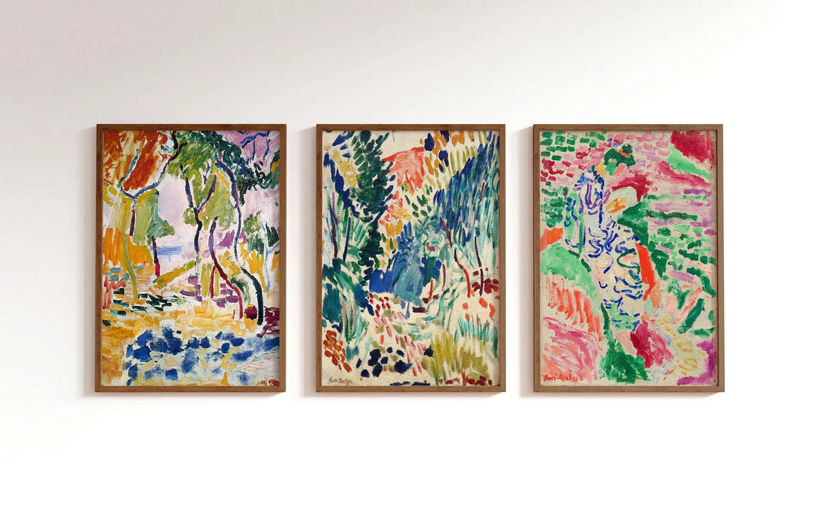 Matisse Wall Art Set of 3 Henri Matisse Home Decoration Canvas Poster Prints