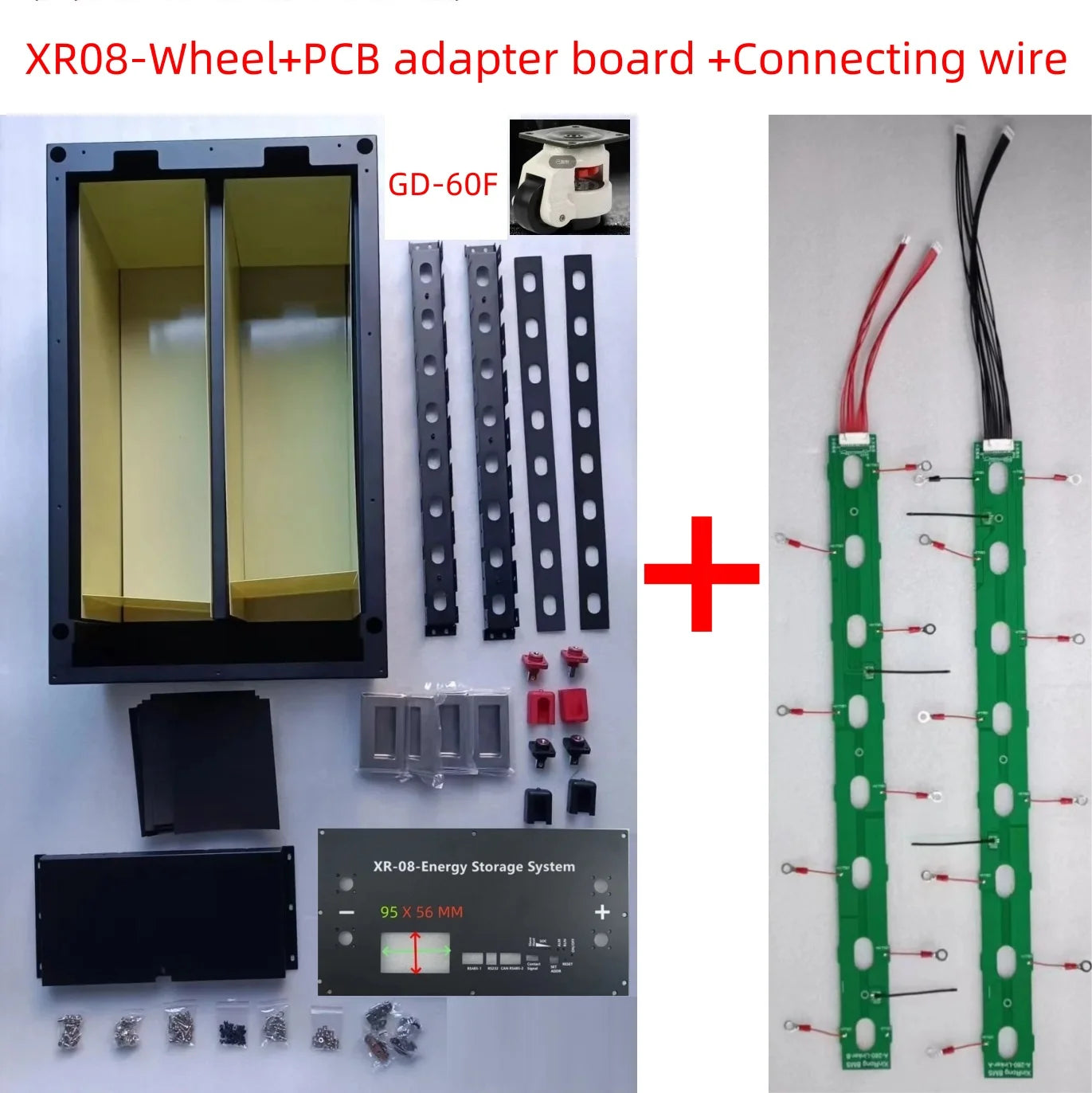 JK BMS-3.2 LCD XR08- 48V280AH Power Box LiFePO4 Battery Case Solar Home Energy Storage 16S 51.2v DIY Kit For EVE CATL 280 310AH