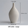 Simple Ceramic Vase Decoration for Home, Nordic Luxury Narrow Mouth Flower Pot