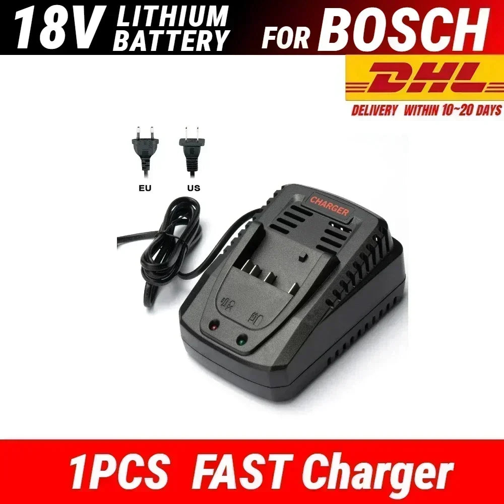 Rechargeable Lithium-Ion Battery for Bosch 18V Tools, 8/10/12.0 Ah Power Tool Batteries