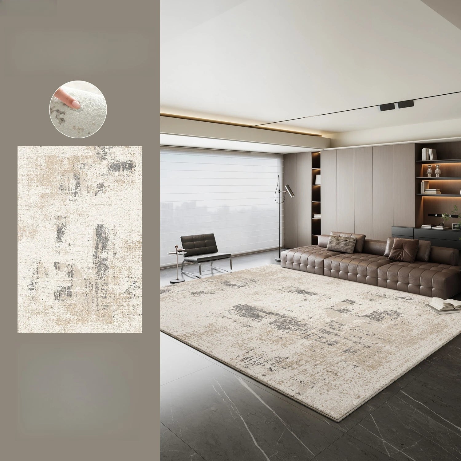 Modern Style Bedroom Decor Large Carpet Light Luxury Carpets for Living Room Fluffy Soft Lounge Floor Mat Thick Plush Study Rug