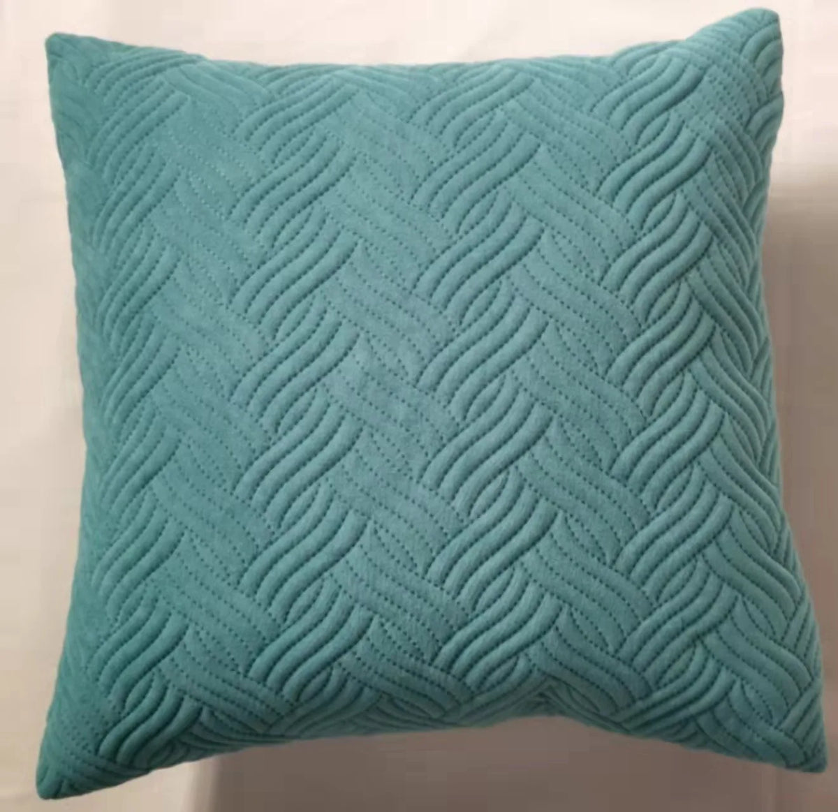 Quilted Velvet Pillowcase Throw Pillow Covers 45x45cm