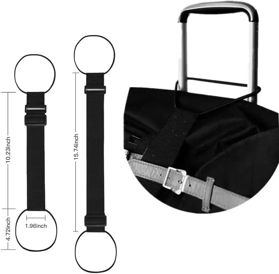 Elastic Adjustable Luggage Strap Carrier Strap Baggage Bungee Luggage Belts