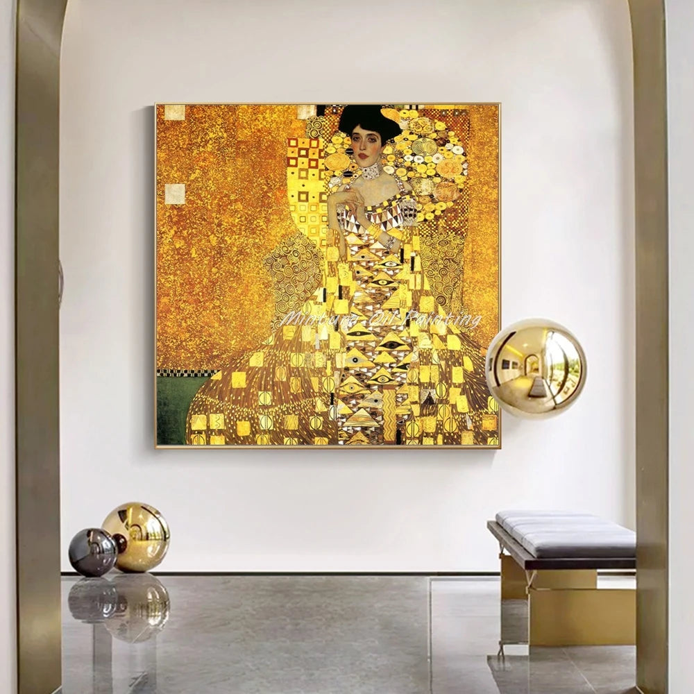 Mintura,100% Handpaintied Reproduction Gustav Klimt Oil Painting on Canvas