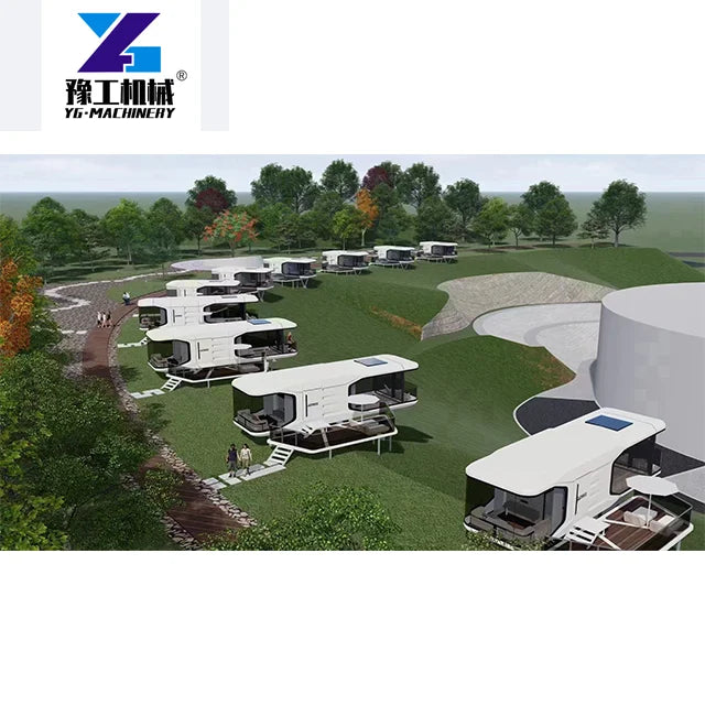 Customized Modern Luxury Sleep Pod Capsule Cabin Container Home Prefab House For Outdoor Mobile Hotels Durable Steel Material