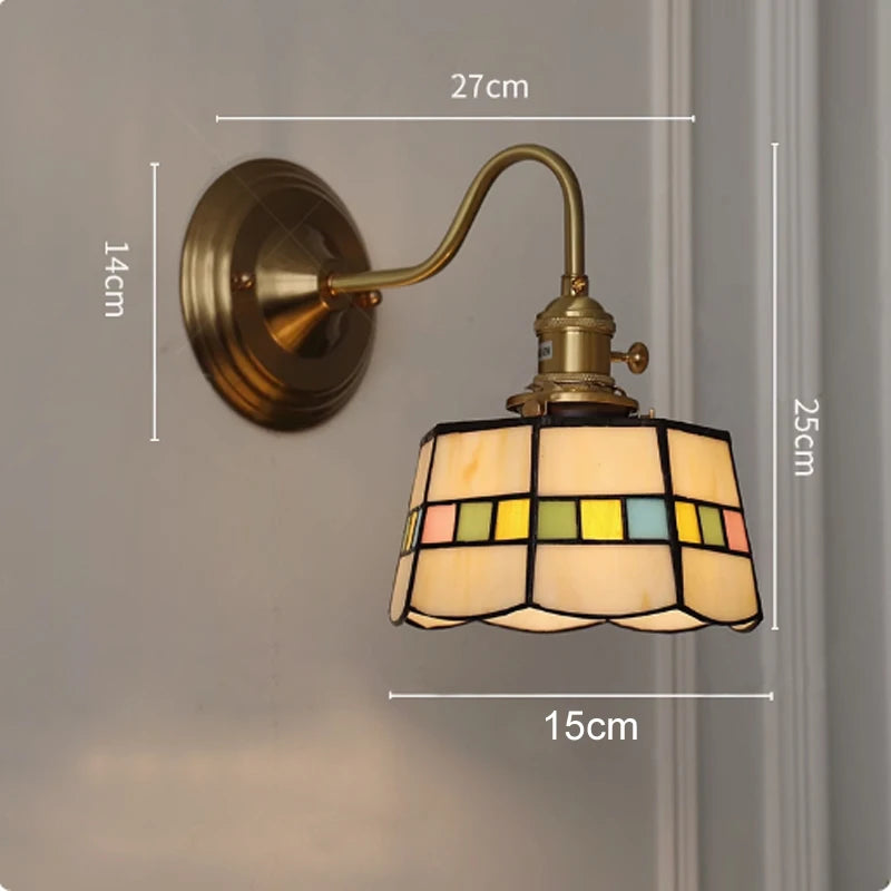 Vintage Copper Wall Light