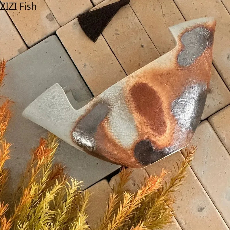 Creative Ceramic Vase, Abstract Handicrafts Table Decoration
